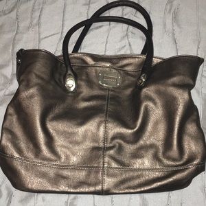 Silver Oversized Purse